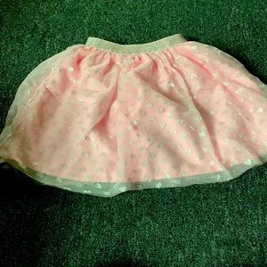 Girls Pink sparkly Skirt